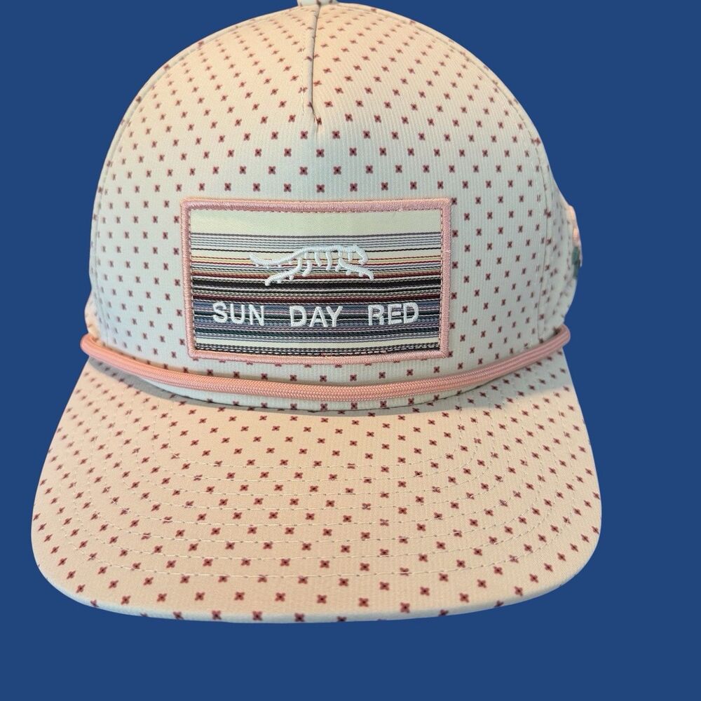 Sun Day Red Season Opener Rope Bone Snap Back Tiger Woods NWT Adjustable